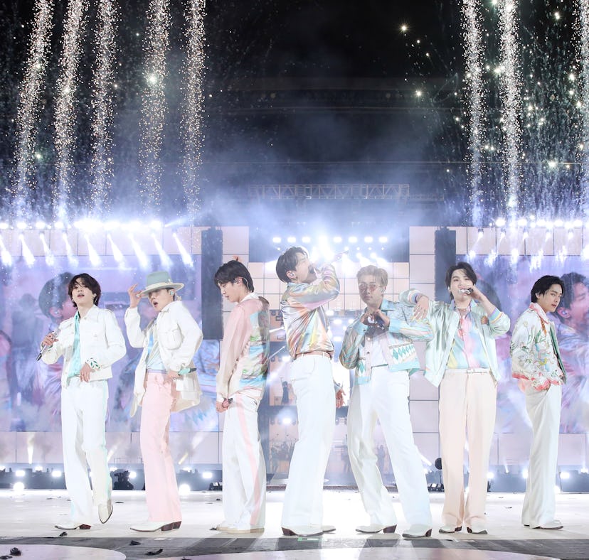 BTS performed their 'Permission to Dance On Stage' concert series in Seoul, South Korea.