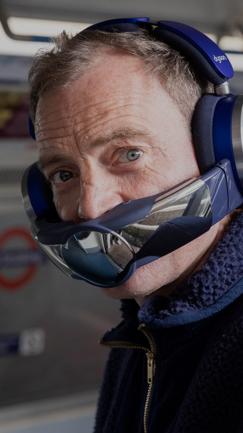 Dyson Zone on Jake Dyson's face