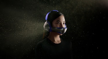 Dyson Zone air purification system using two motor compressors in each ear cup