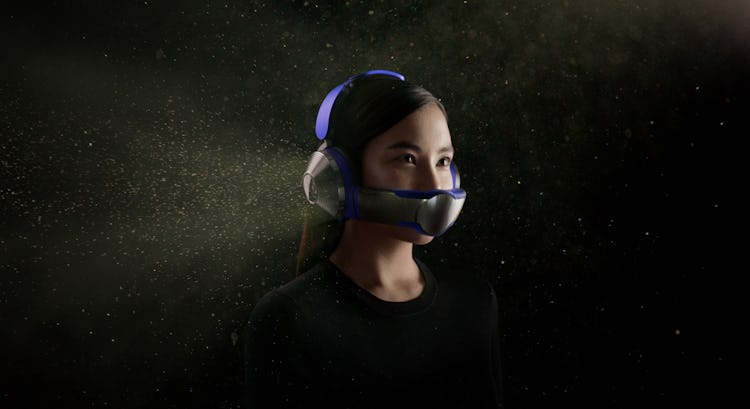 Dyson Zone air purification system using two motor compressors in each ear cup