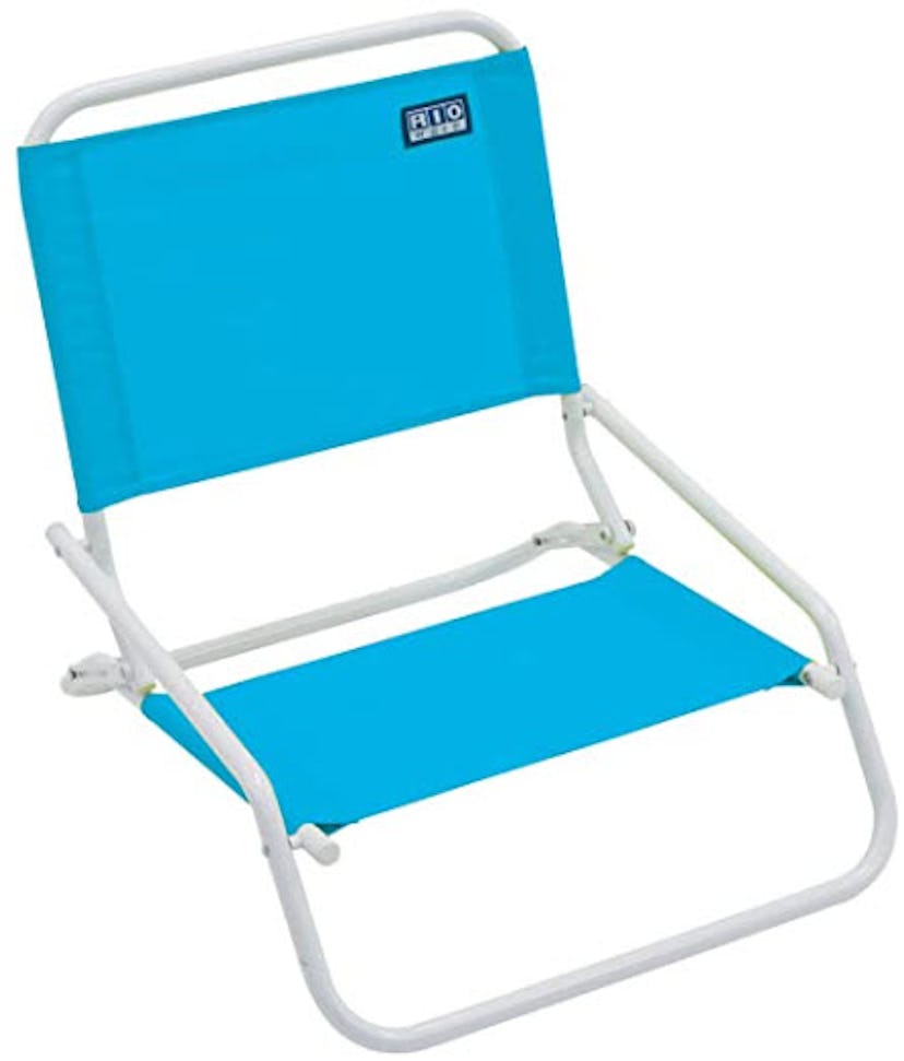 Rio Brands Wave 1-Position Beach Folding Sand Chair