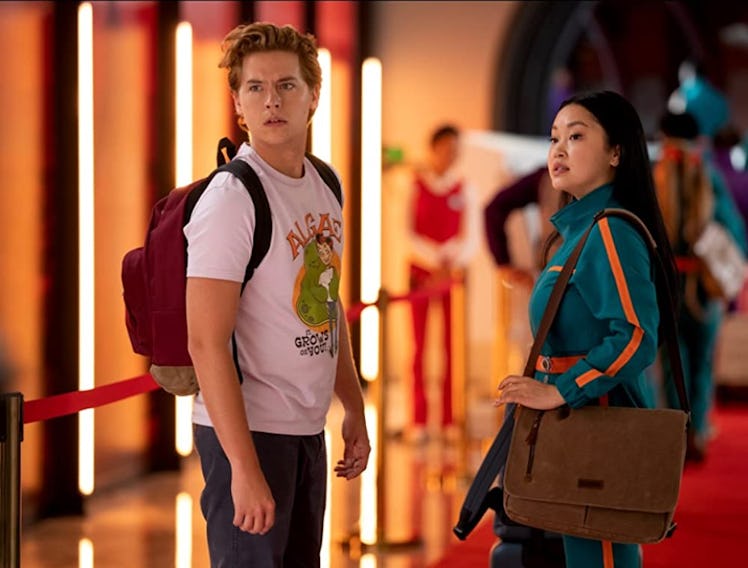 Walt (Cole Sprouse) and Sophie (Lana Condor) on more grounded territory. HBO Max.