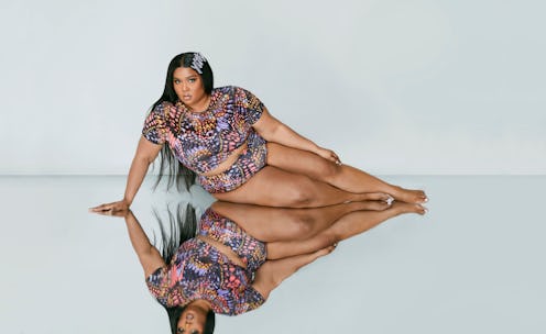 Lizzo poses in a campaign image for her new shapewear line, Yitty.