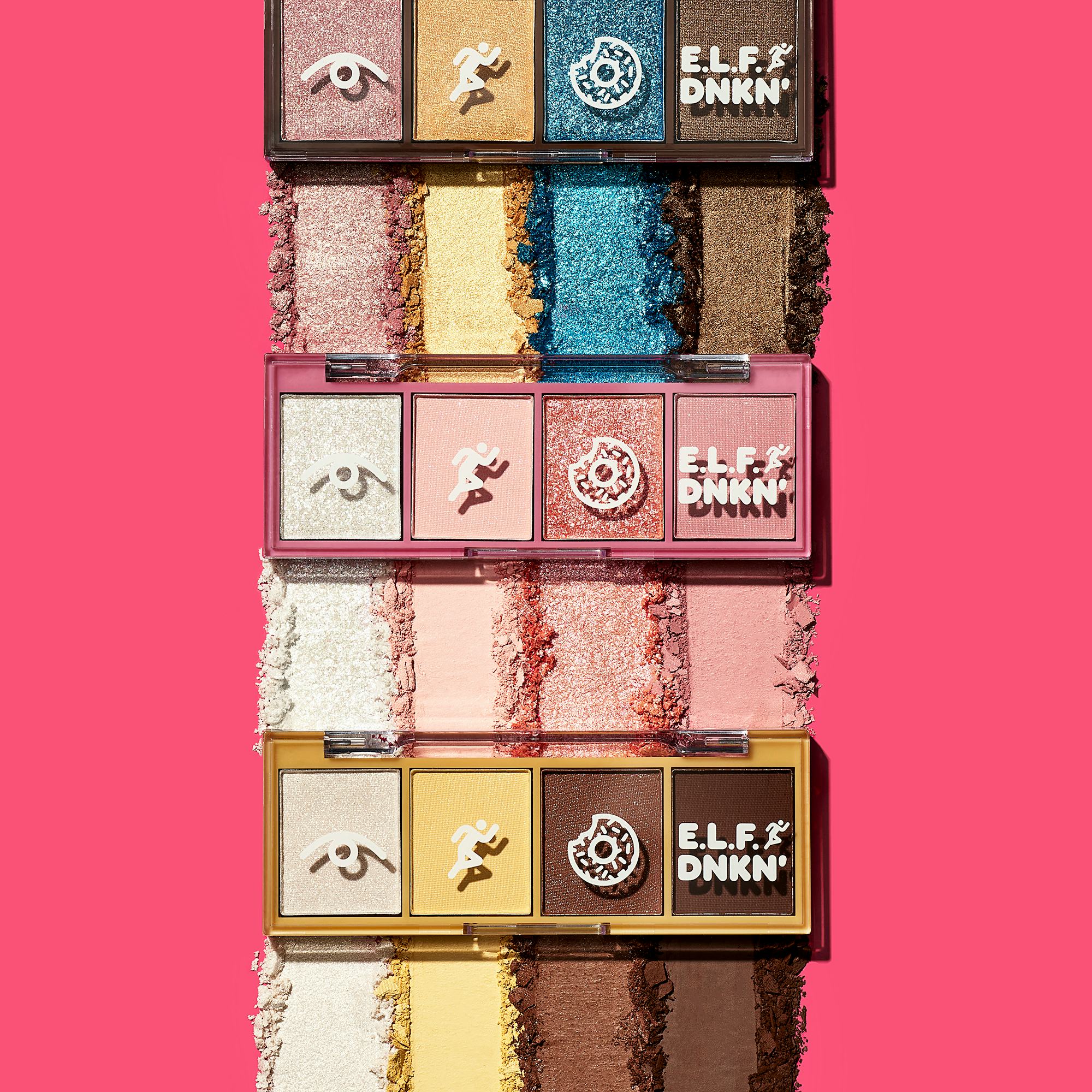 Dunkin’ x e.l.f makeup collection eyeshadow palette 