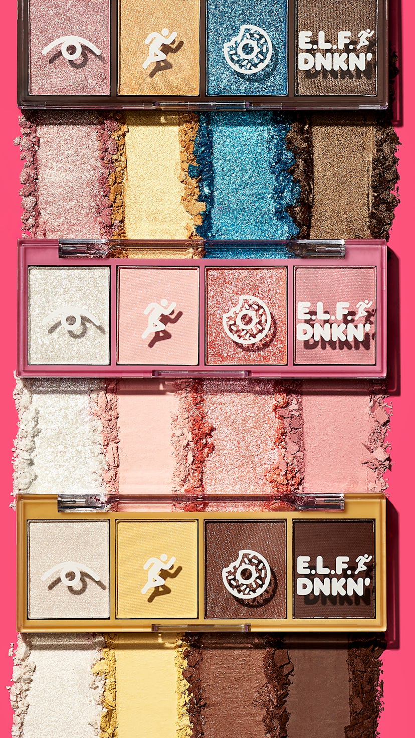 Dunkin’ x e.l.f makeup collection eyeshadow palette 