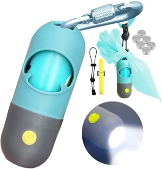 Infinite Node Dog Poop Bag Dispenser with Built-in LED Flashlight 