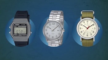 Best watches for small wrists. Featured: Casio F-91WM-1BCF, Timex Easy Reader Date Expansion Band an...