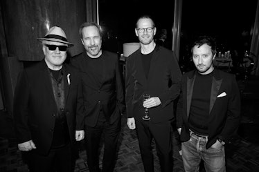 Pedro Almodóvar, Denis Villeneuve, Joachim Trier, and Anthony Vaccarello Photographed by Saskia Lawa...