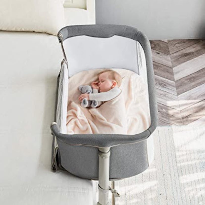 RONBEI Baby Bassinet Bedside Sleeper