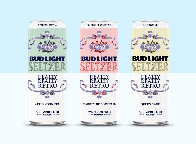 Bud Light's 'Bridgerton'-inspired hard seltzer will make you hope it's not a joke.