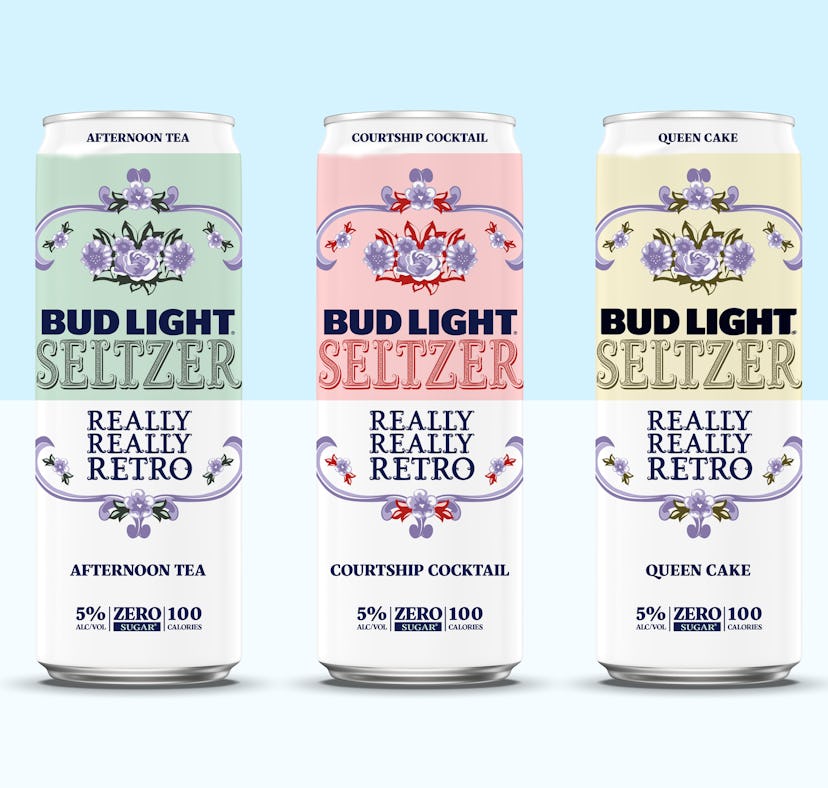 Bud Light's 'Bridgerton'-inspired hard seltzer will make you hope it's not a joke.