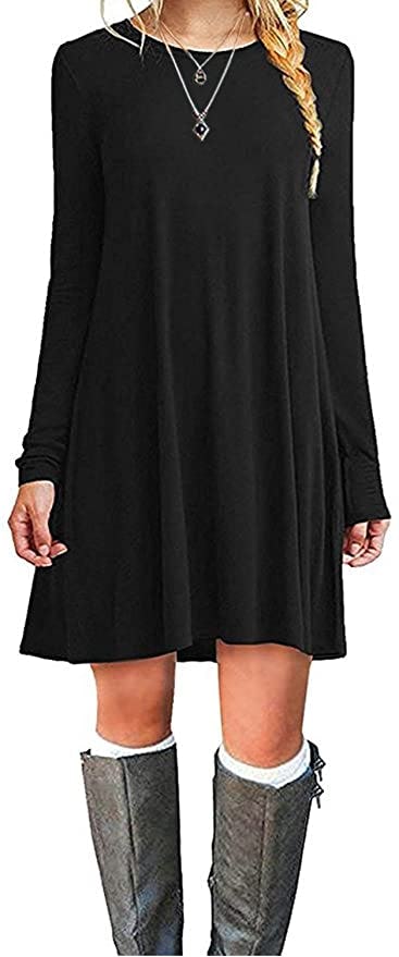 MOLERANI Long-Sleeve T-Shirt Dress