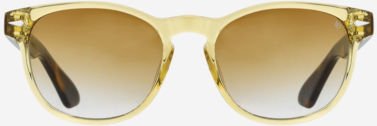 2022 sunglasses trends bold and bright yellow American optical frames 