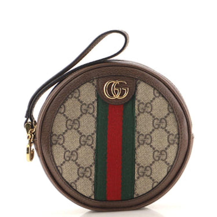 Fashion girls will love Gucci’s monogram wristlet wallet from Rachel Zoe's Rebag edit.