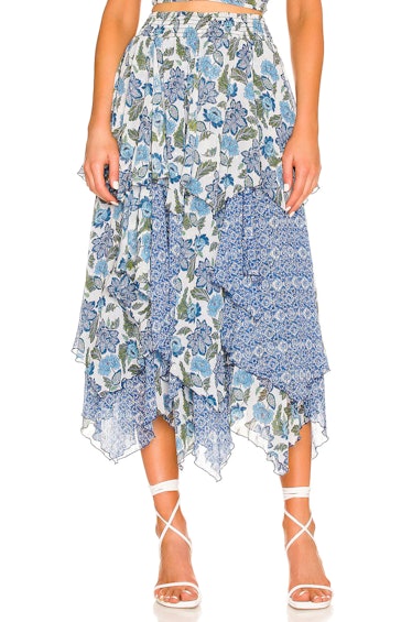 MISA Los Angeles floral skirt