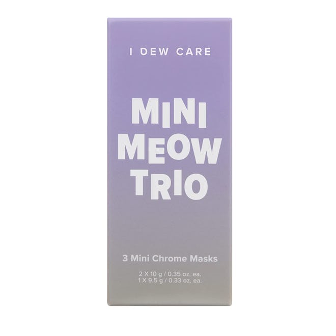 I DEW CARE Mini Meow Trio Peel Off Face Mask Set: Hydrating, Illuminating, Exfoliating