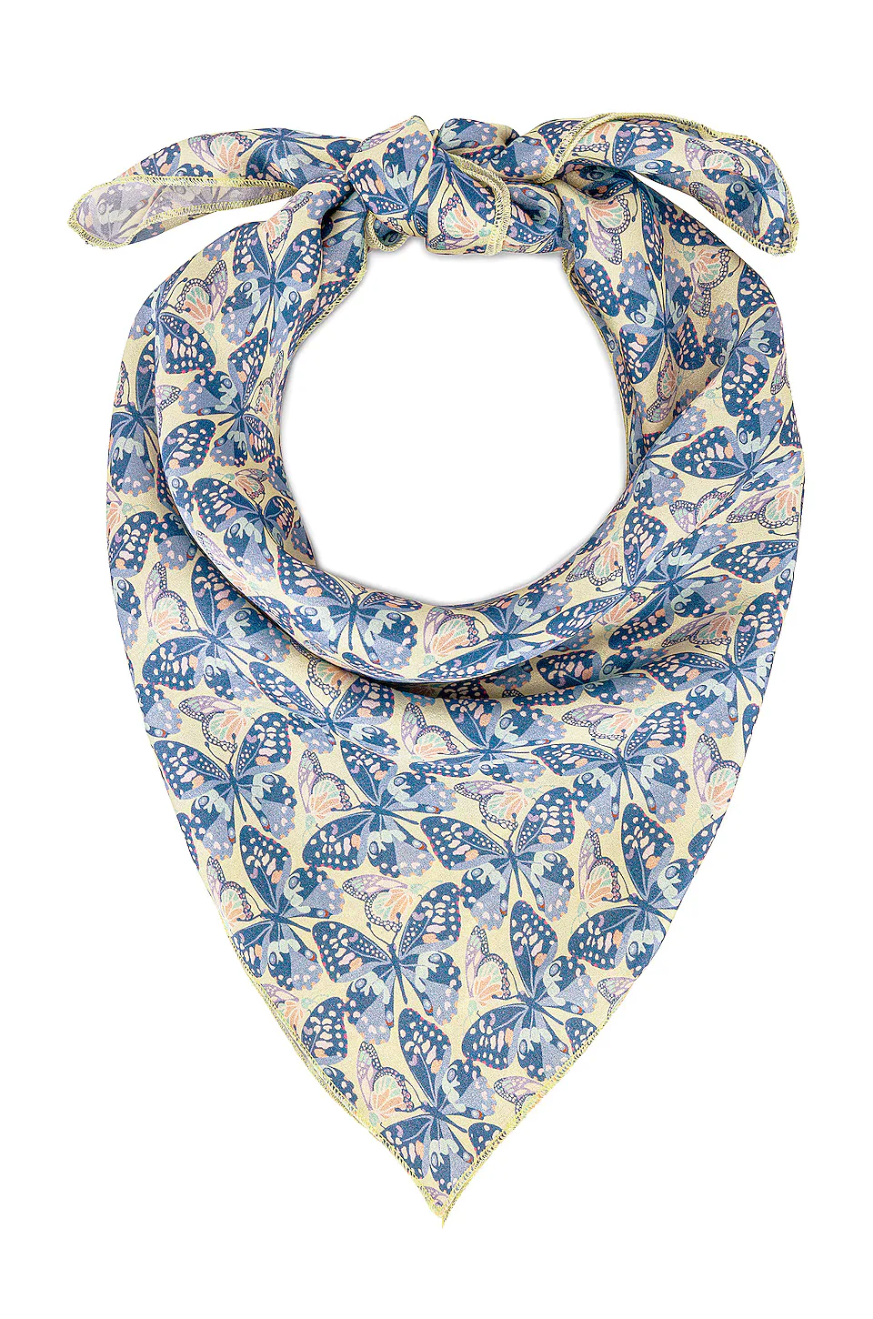 KNITTED HEADBAND WITH SILK SCARF FESTIVAL EXPRESS main image 1