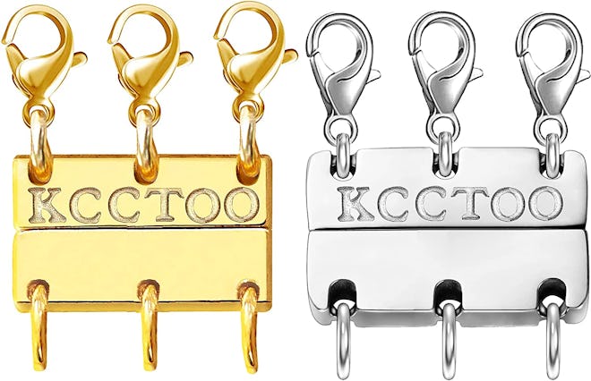 Kcctoo Necklace Layering Clasp Jewelry Separators (2-Pack)
