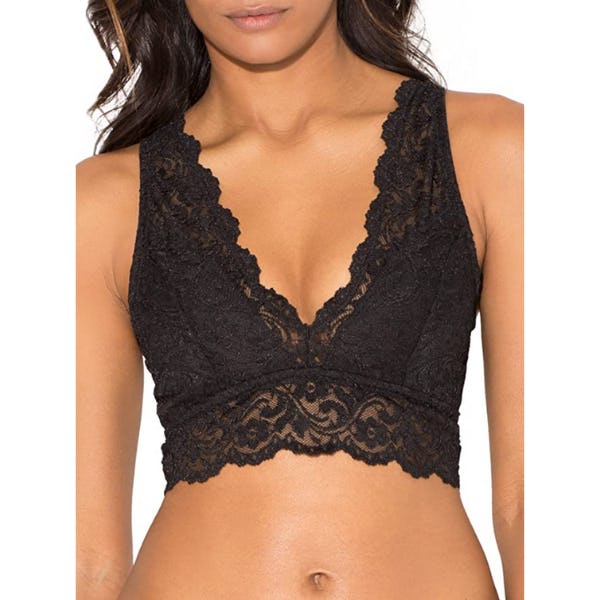 Lace Deep-V Bralette