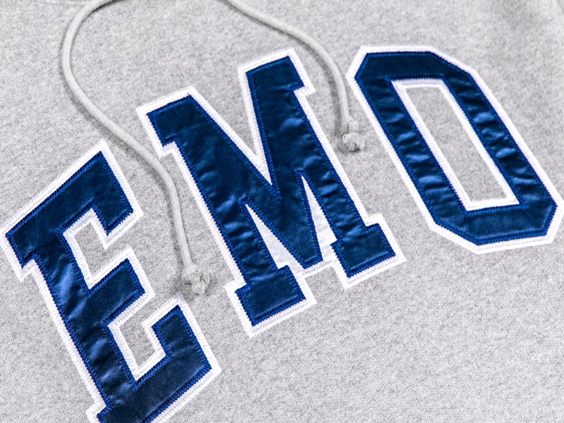 Emotionally Unavailable Emo Letter Hoodie