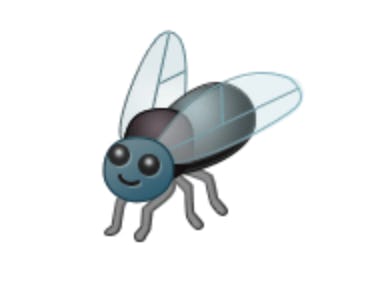 Samsung's fly emoji has the dumbest little face