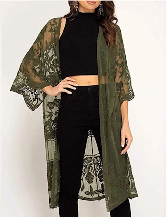 Bsubseach Lace Duster