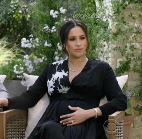 Floral Dress Meghan Markle Oprah interview