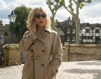 Sandra Oh as Eve wearing a blonde wig in Killing Eve season 4 episode 2