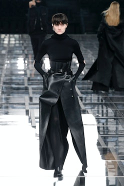 model walking in the fall winter 2022 givenchy show