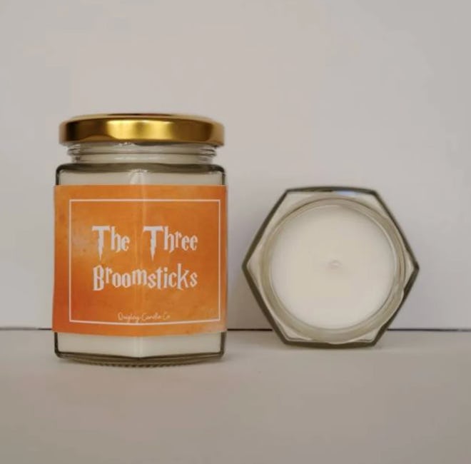 Three broomsticks candle Harry Potter