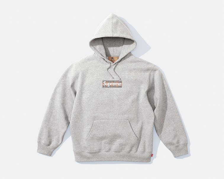 Supreme s Burberry collab features hoodies coats and a classic