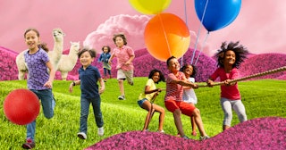 Balloon Tag Game Fun Group Game