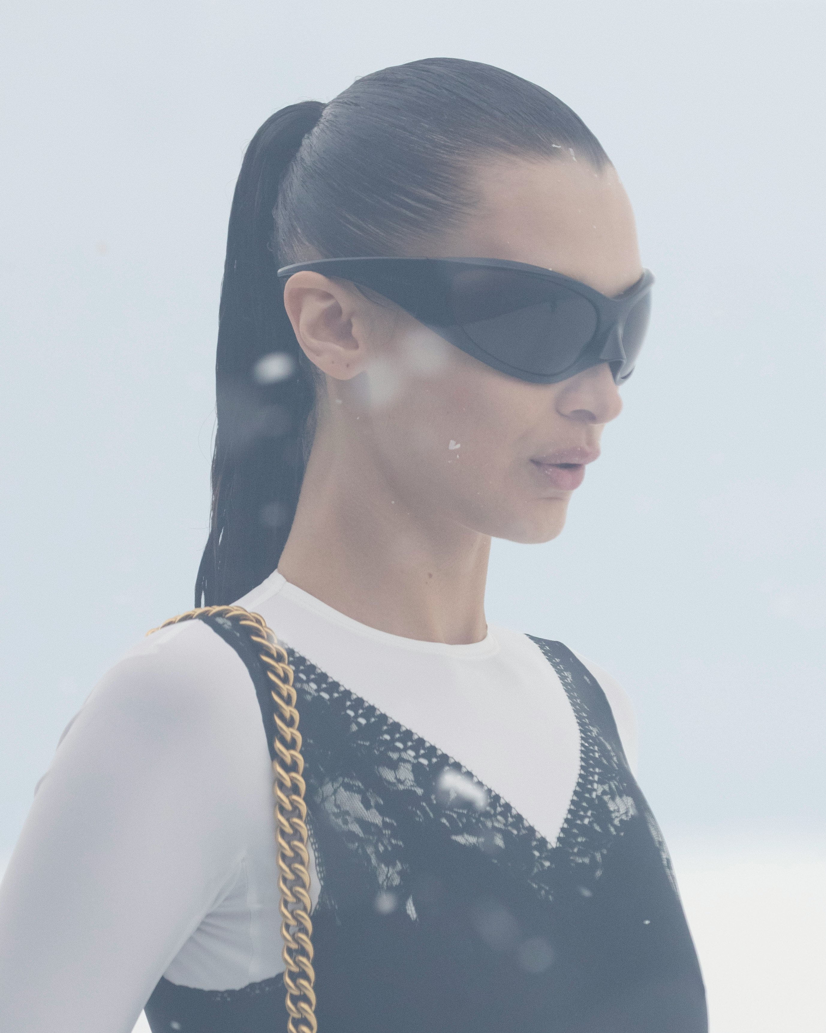 Dynasty Rectangle Sunglasses in Black  Balenciaga NL