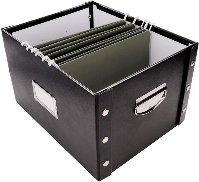 Snap-N-Store File Storage Box & Organizer (2-Pack)