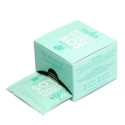 ella+mila Soy Nail Polish Remover Wipes