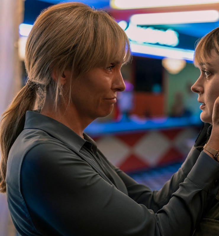 screenshot of Toni Collette and Bella Heathcote in Pieces of Her Netflix series