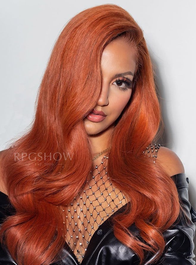 Side Part Copper Lace Front Wig