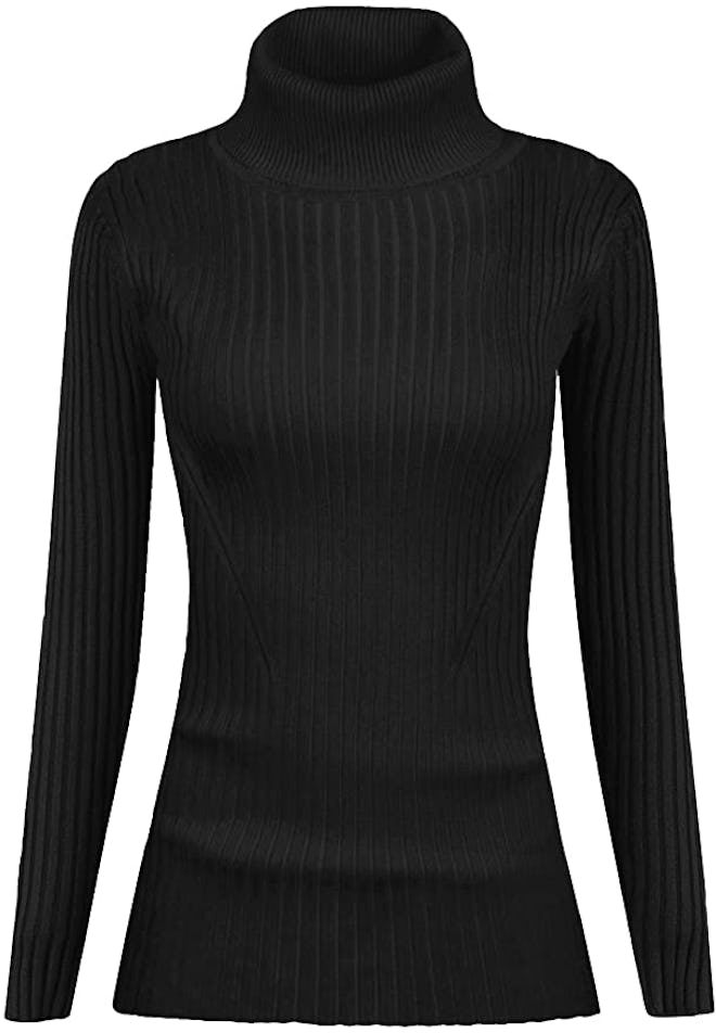 v28 Ribbed Turtleneck Sweater
