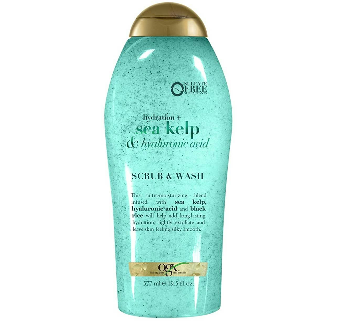 OGX Sea Kelp &amp; Hyaluronic Acid Body Wash and Scrub