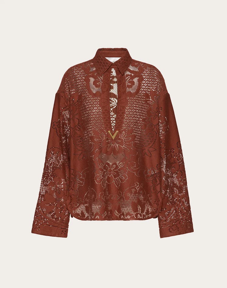 Valentino brown blouse