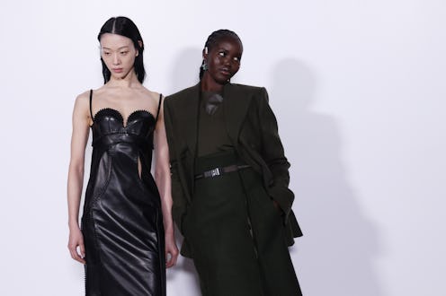 paris fashion week beauty models backstage at Givenchy