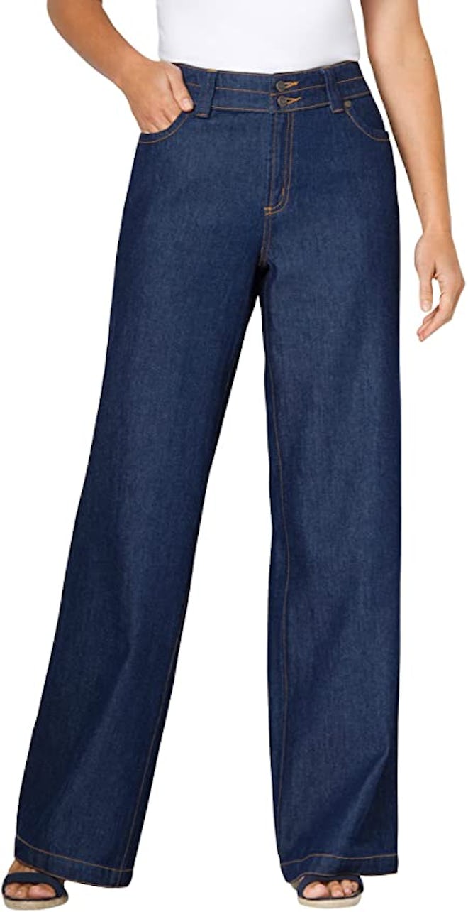 Woman Within Wide Leg Jean