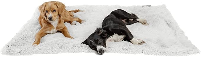 Sheri Calming Shag Fur Frost Pet Throw Blanket