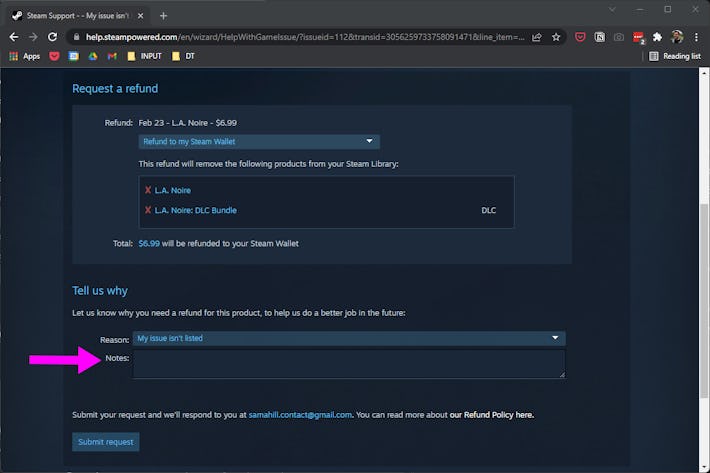 How to return a game on Steam if you're not really into it