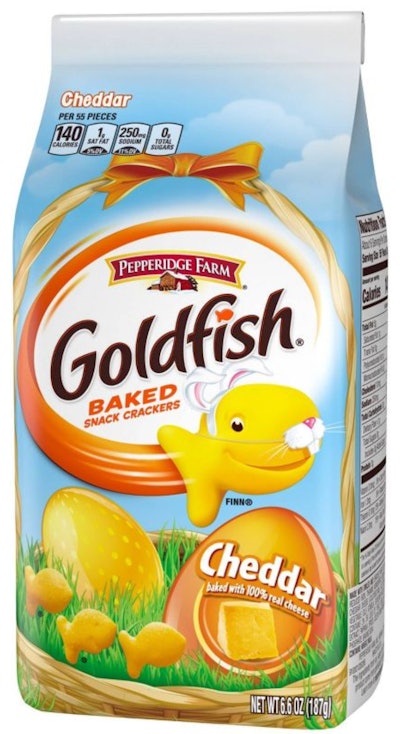 Grab this special edition Goldfish package for your toddler's Easter basket.