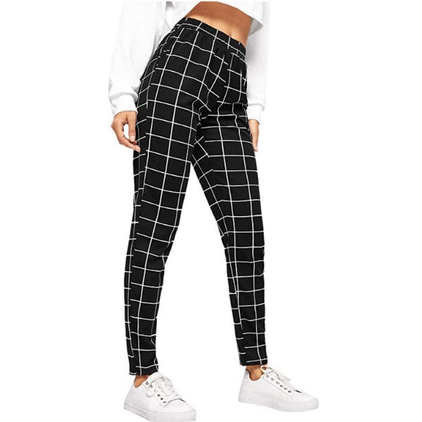 SweatyRocks Casual High Waist Skinny Pants