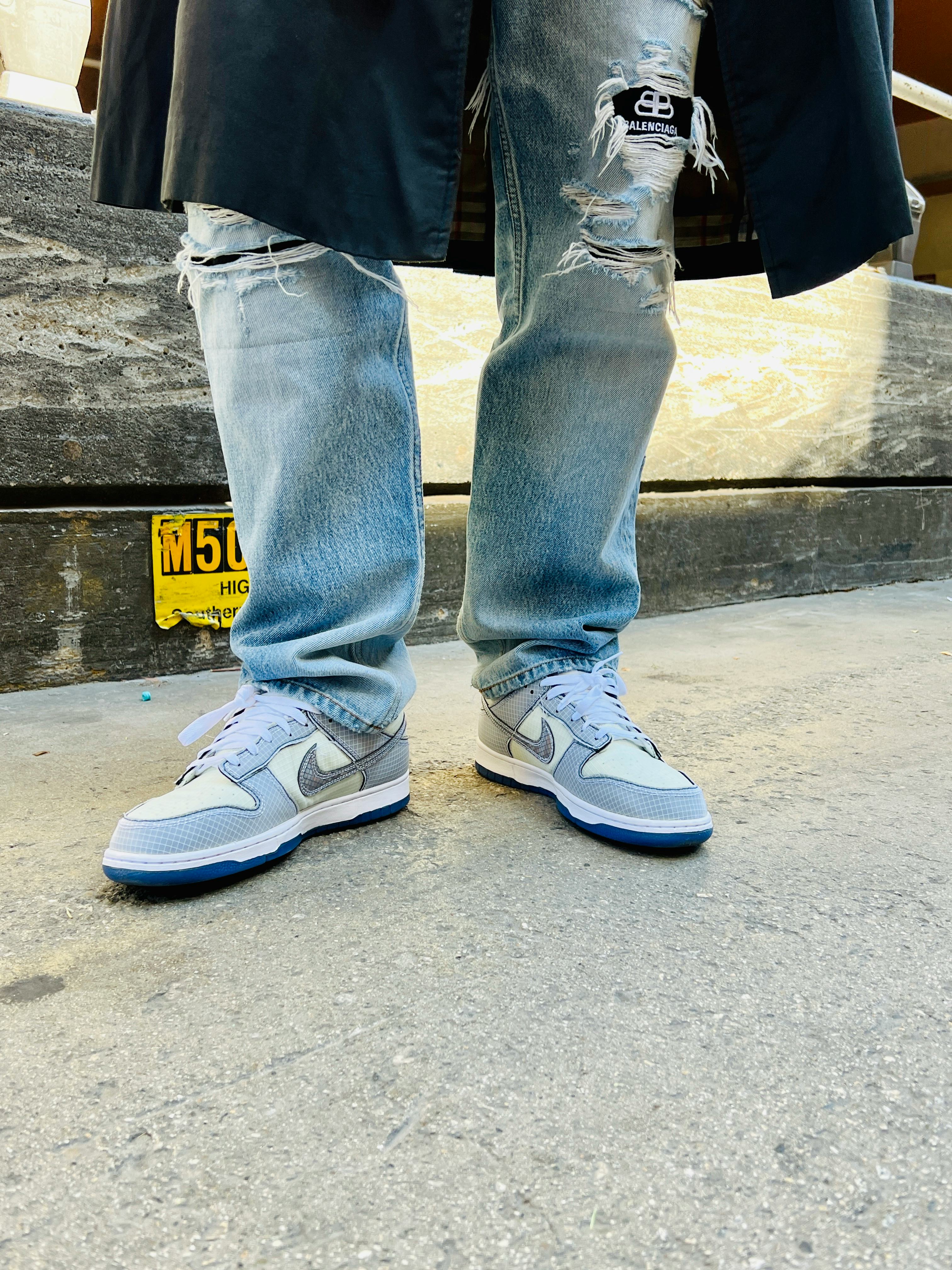 nike dunk slam jam on feet