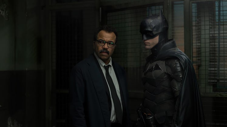 Jeffrey Wright and Robert Pattinson in The Batman