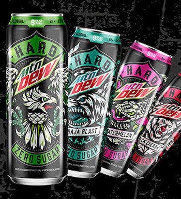 Hard Mountain Dew review: a taste test of all four flavors.