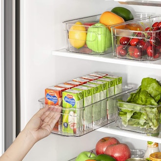 HOOJO Refrigerator Organizer Bins (8-Pack)